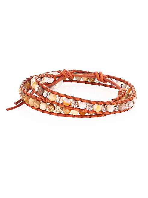 Chan Luu - African Opal Mix Double-Wrap Bracelet