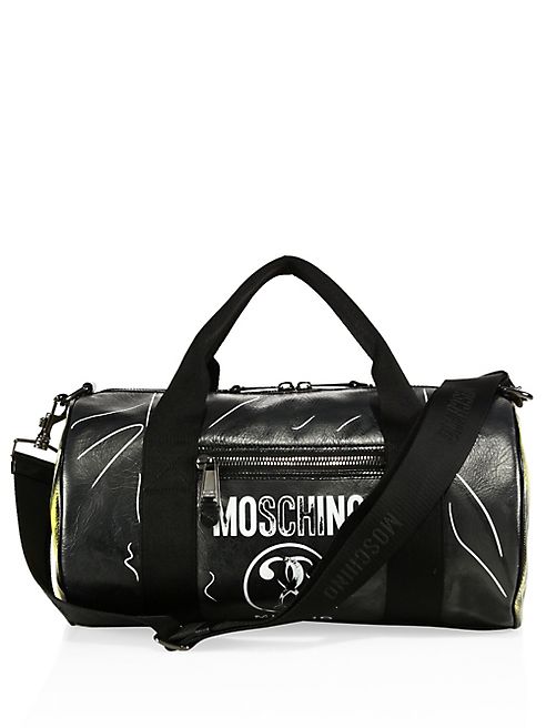 Moschino - Leather Duffel Bag