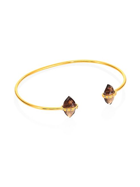 Chan Luu - Smokey Quartz Bangle Bracelet