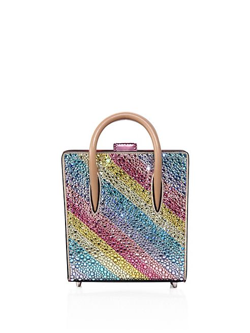 Christian Louboutin - Paloma Nano Rainbow Crystal Tote