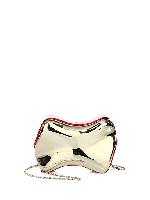 Christian Louboutin - Shoepeaks Metallic Clutch