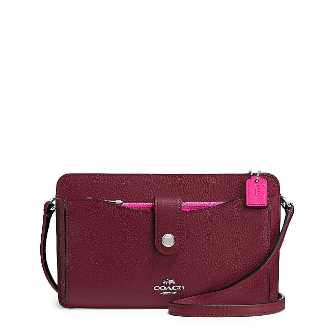 COACH - Colorblocked Leather Convertible Clutch