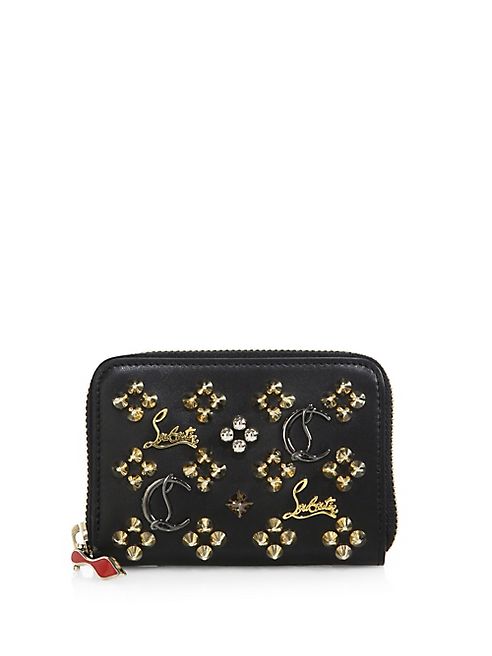 Christian Louboutin - Panettone Logo-Detail Studded Leather Coin Purse