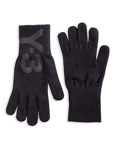 Y-3 - Logo Graphic Gloves