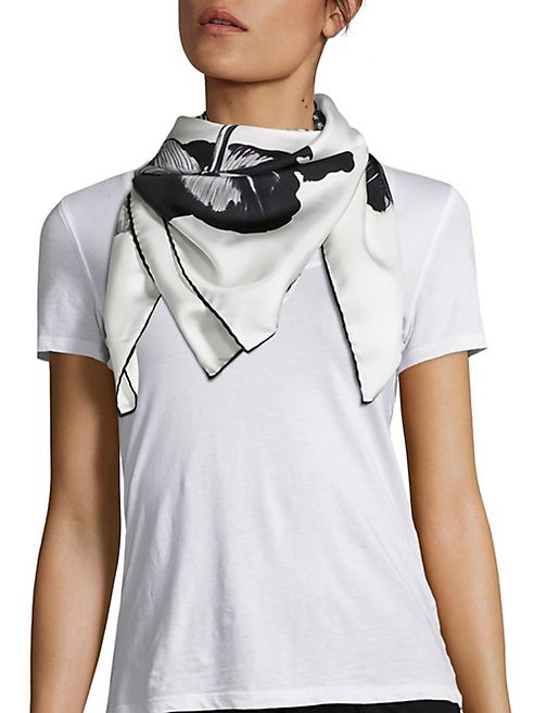 Salvatore Ferragamo - Foulard Silk-Twill Scarf