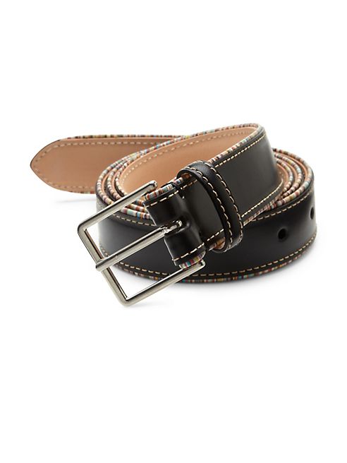 Paul Smith - Signature Striped Leather Belt