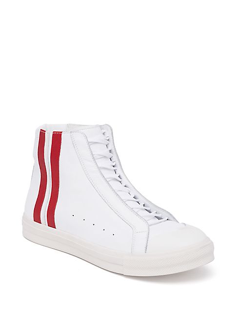 Alexander McQueen - Side Stripe High-Top Sneakers