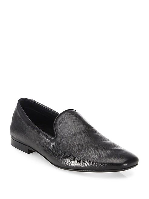 Vince - Bray Leather Smoking Loafers