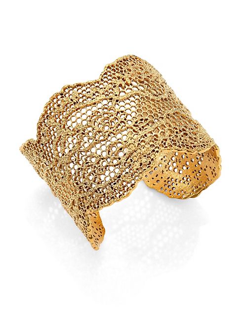 Aurélie Bidermann - Vintage Lace Cuff Bracelet