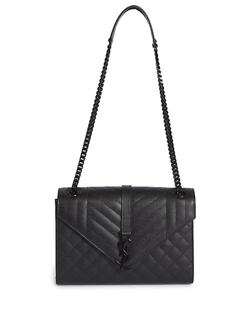 Saint Laurent - Medium Monogram Tri-Quilted Leather Shoulder Bag