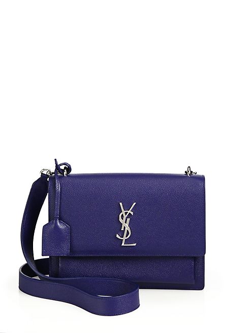 Saint Laurent - Medium Sunset Monogram Leather Satchel