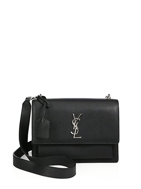 Saint Laurent - Medium Sunset Monogram Leather Satchel