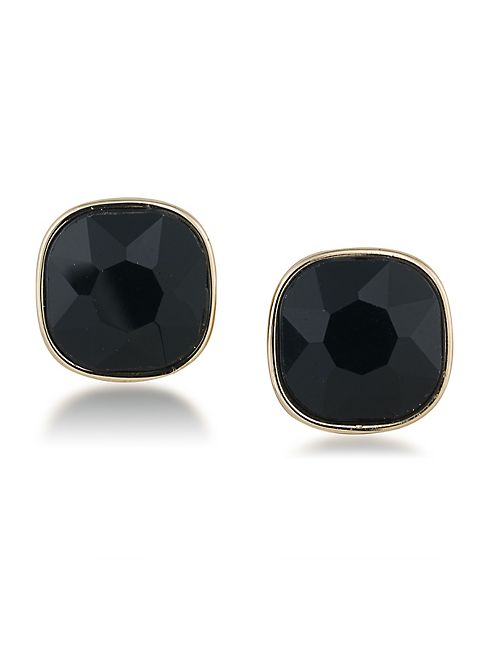 ABS by Allen Schwartz Jewelry - Dark Horse Crystal Stud Earrings