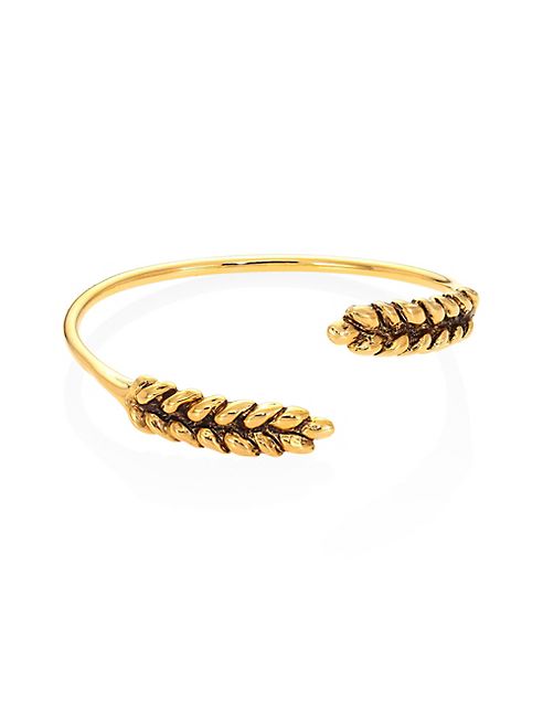 Aurélie Bidermann - Two Cobs Wheat Bangle Bracelet