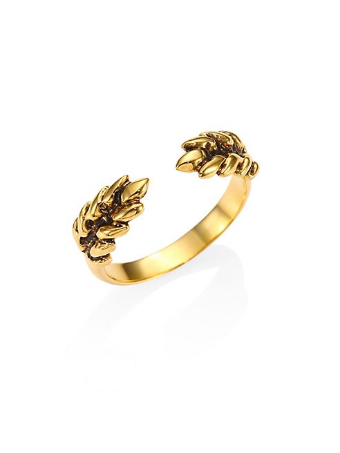 Aurélie Bidermann - Two Cobs Wheat Ring