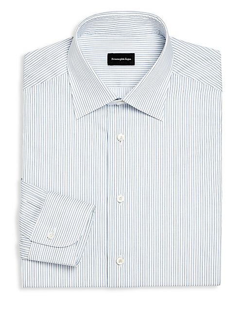 Ermenegildo Zegna - Regular-Fit Stripe Dress Shirt