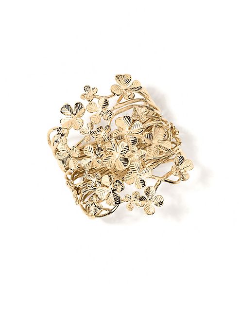 Aurélie Bidermann - Tamar Clover Cuff Bracelet