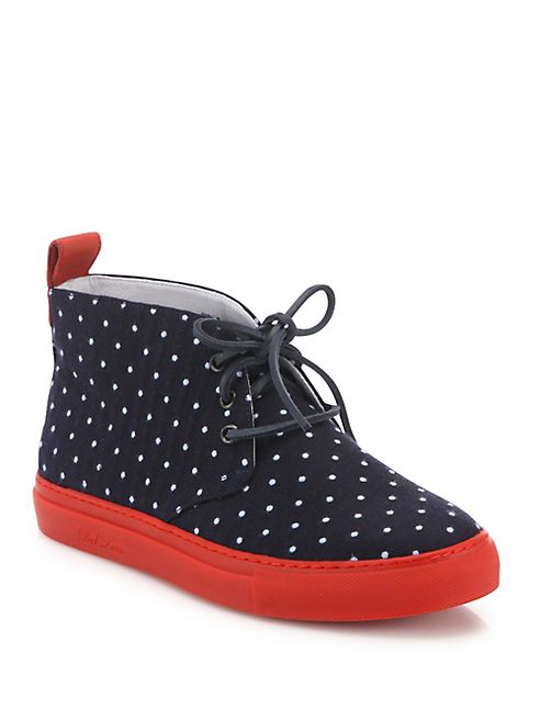 Del Toro - Dotted Canvas Sneakers