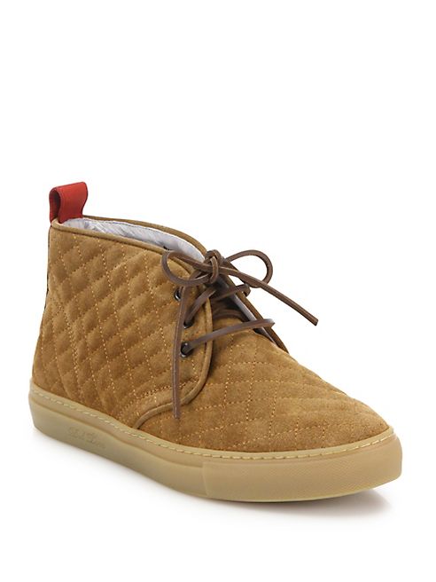 Del Toro - Quilted Suede Chukka Sneakers