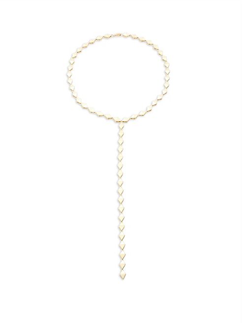 Melissa Kaye - Chloe 18K Yellow Gold Lariat Necklace