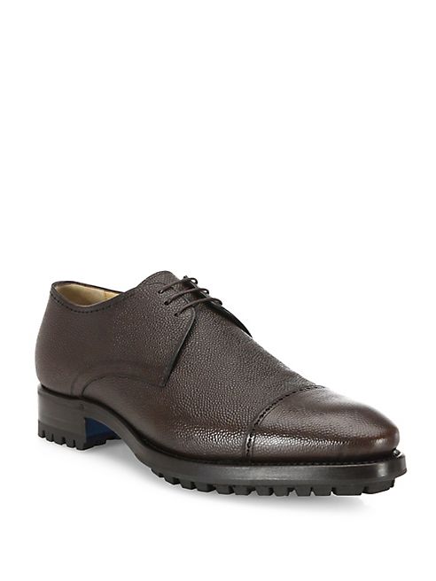 Sutor Mantellassi - MM3 Pebbled Leather Derby Shoes