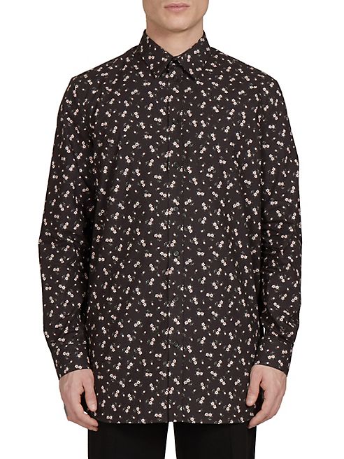 Givenchy - Floral Print Cotton Shirt