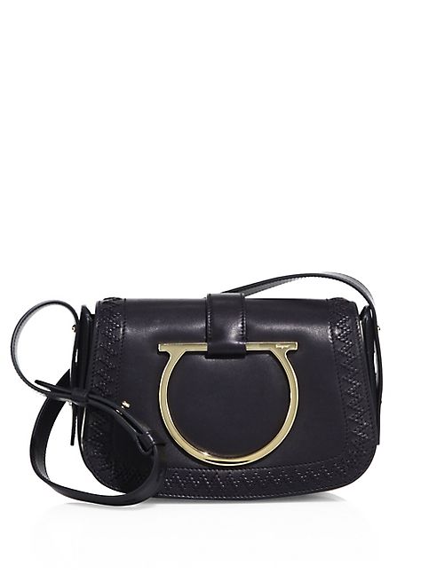 Salvatore Ferragamo - Sabine Leather Saddle Bag