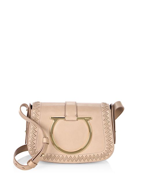 Salvatore Ferragamo - Sabine Leather Saddle Bag