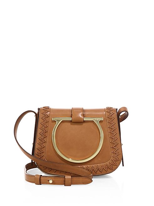 Salvatore Ferragamo - Sabine Leather Saddle Bag