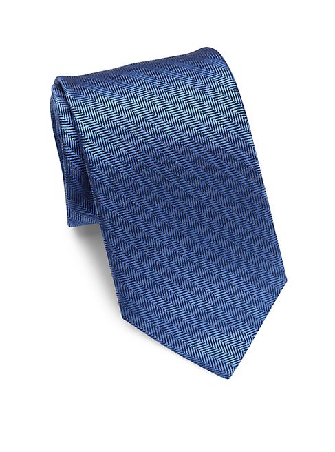 Eton - Herringbone Wool & Silk Tie