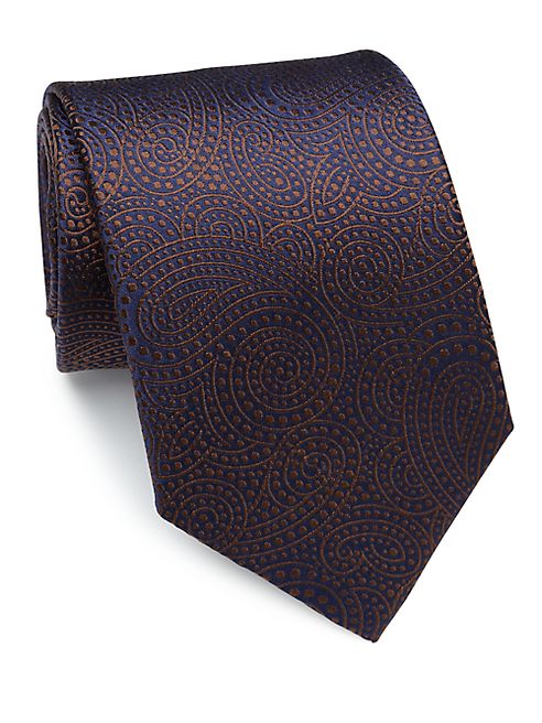 Eton - Paisley Patterned Silk Tie