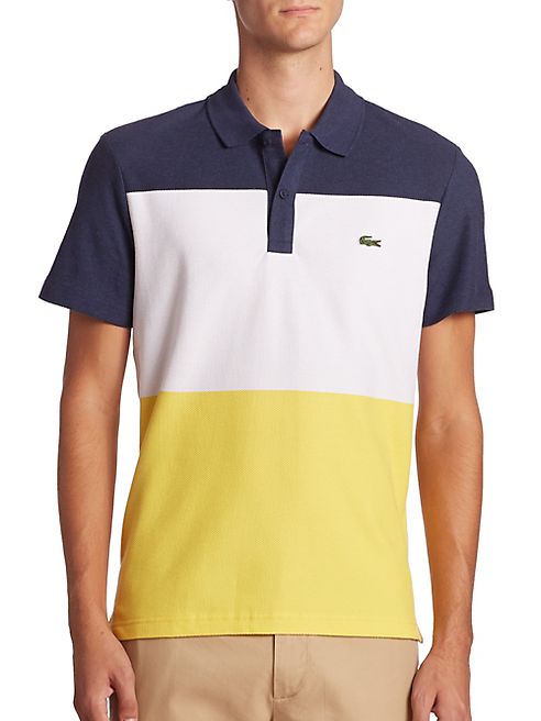 Lacoste - Colorblock Textured Pique Polo