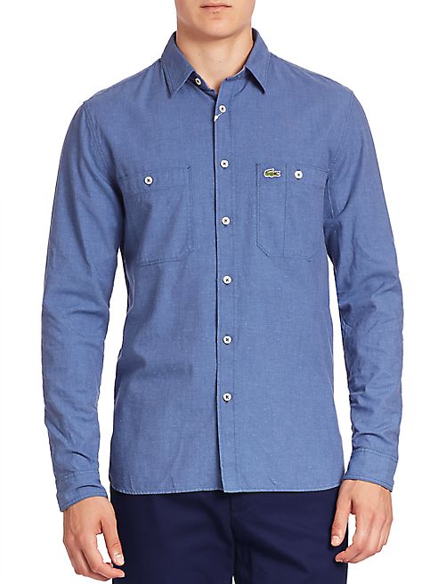 Lacoste - Long Sleeve Button-Down Shirt