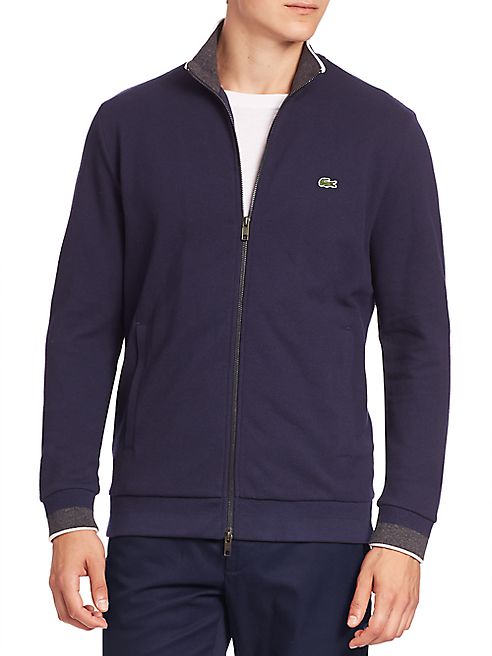 Lacoste - Semi-Fancy Pique Full-Zip Sweatshirt