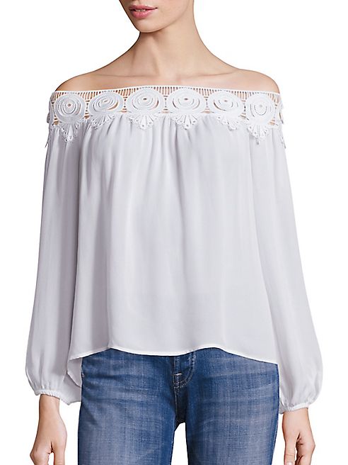 Stone Cold Fox - Kyoko Lace Off-The-Shoulder Top