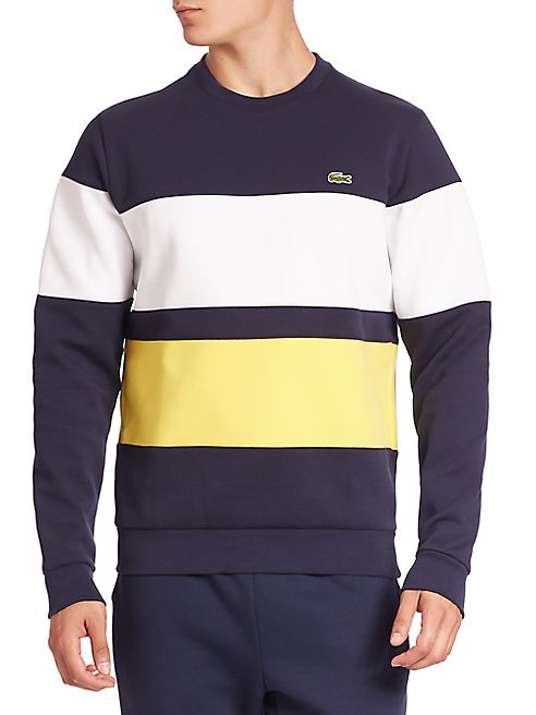 Lacoste - Striped Long Sleeve Sweatshirt