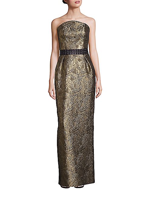 NHA KHANH - Flight Of Fancy Kennedy Textured Gown