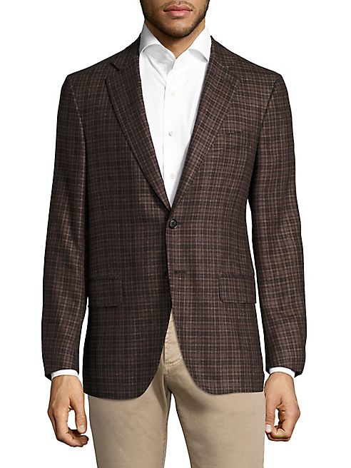 ISAIA - Plaid Regula-Fit Blazer