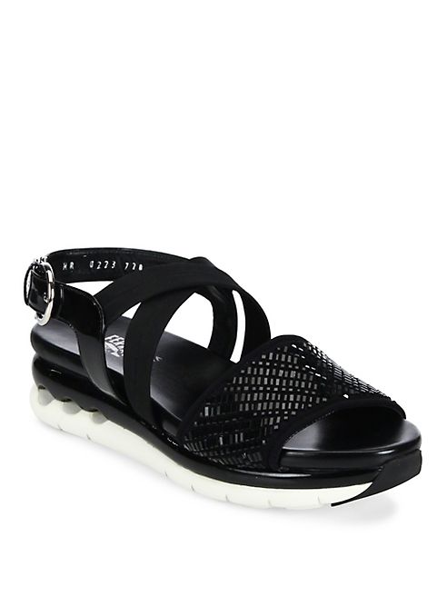 Salvatore Ferragamo - Edotea Crystal Sport Sandals