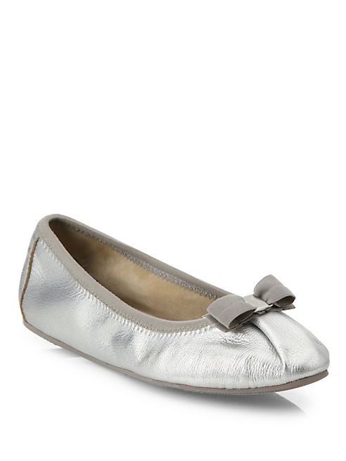 Salvatore Ferragamo - My Joy Leather Ballet Flats