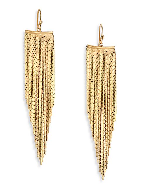 Kenneth Jay Lane - Fringe Wire Drop Earrings