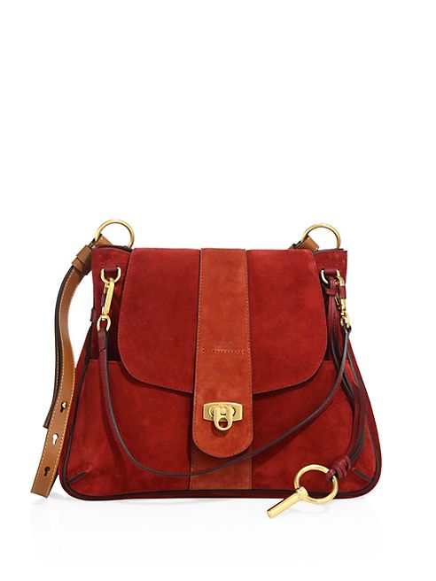 Chloé - Lexa Medium Suede Shoulder Bag