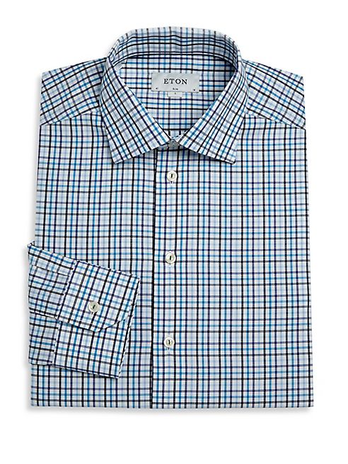 Eton - Checked Dress Shirt