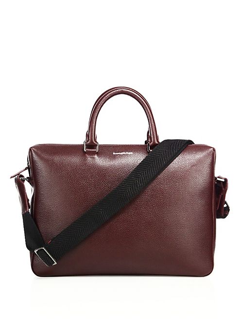 Ermenegildo Zegna - Large Leather Messenger Bag