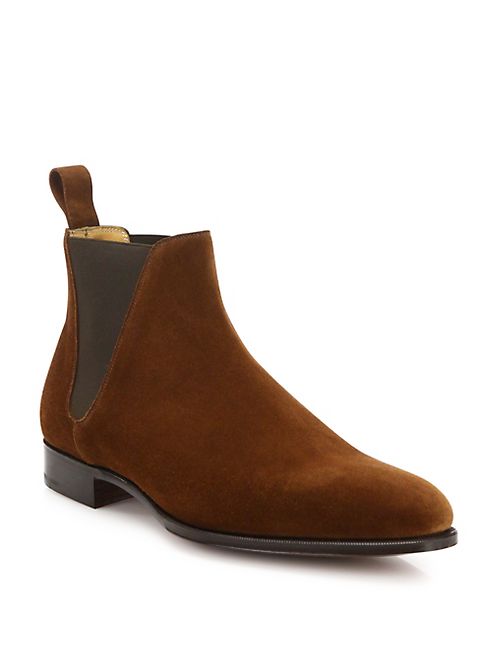 Edward Green - Newmarket Suede Chelsea Boots