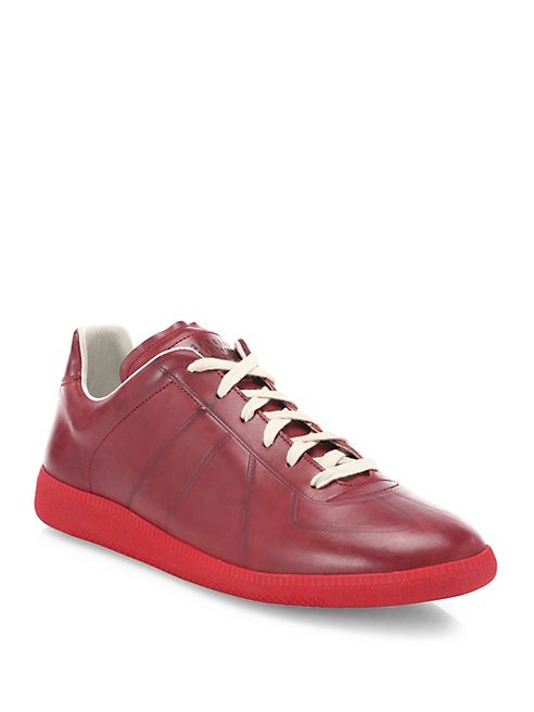 Maison Margiela - Replica Two-Tone Leather Sneakers