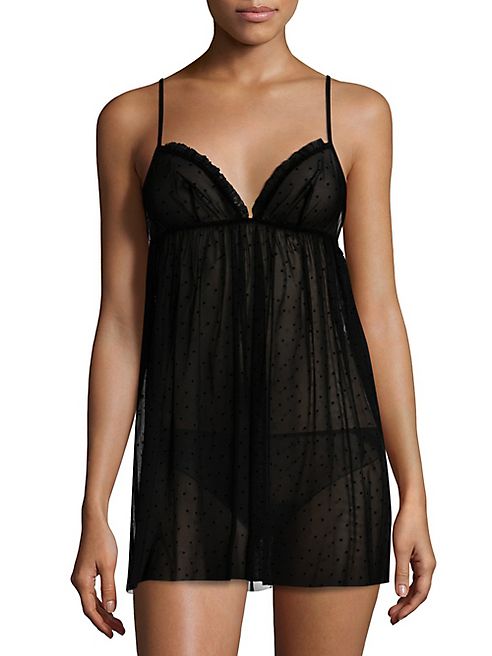 La Perla - Plumetis Polka Dotted Babydoll