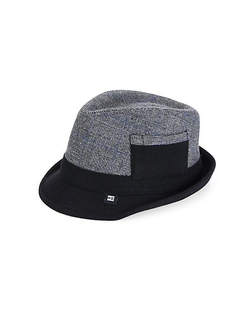 Block Headwear - Blocked Plaid Wool Blend Trilby