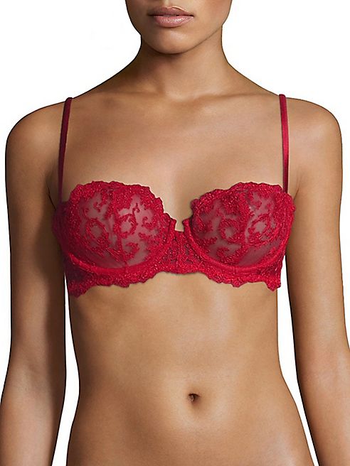 La Perla - Floral Vibes Silk Blend Balconette Bra