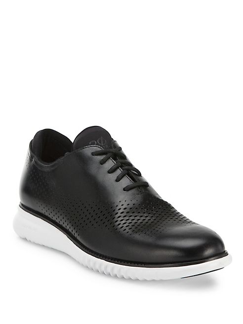 Cole Haan - ZeroGrand Perforated Leather Oxfords